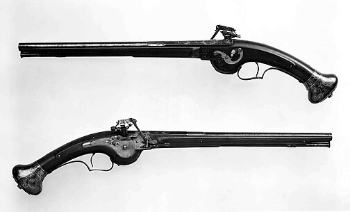 Pair of wheellock pistols